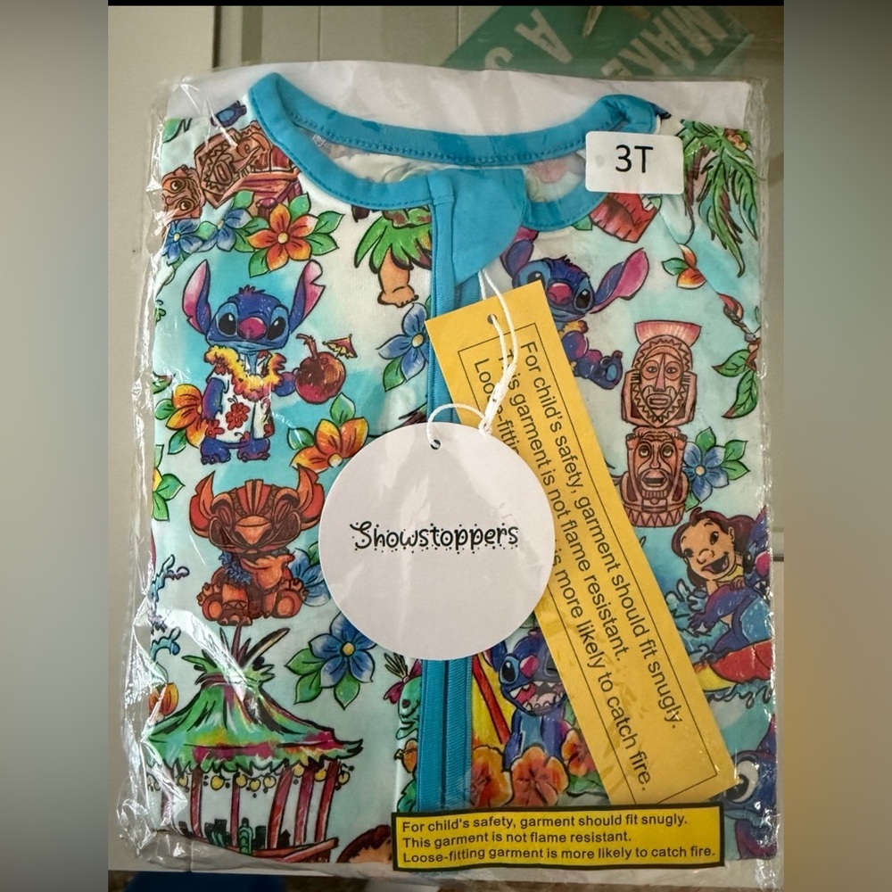 Showstoppers Lilo & Stitch Inspired Bamboo Zippy 3T
